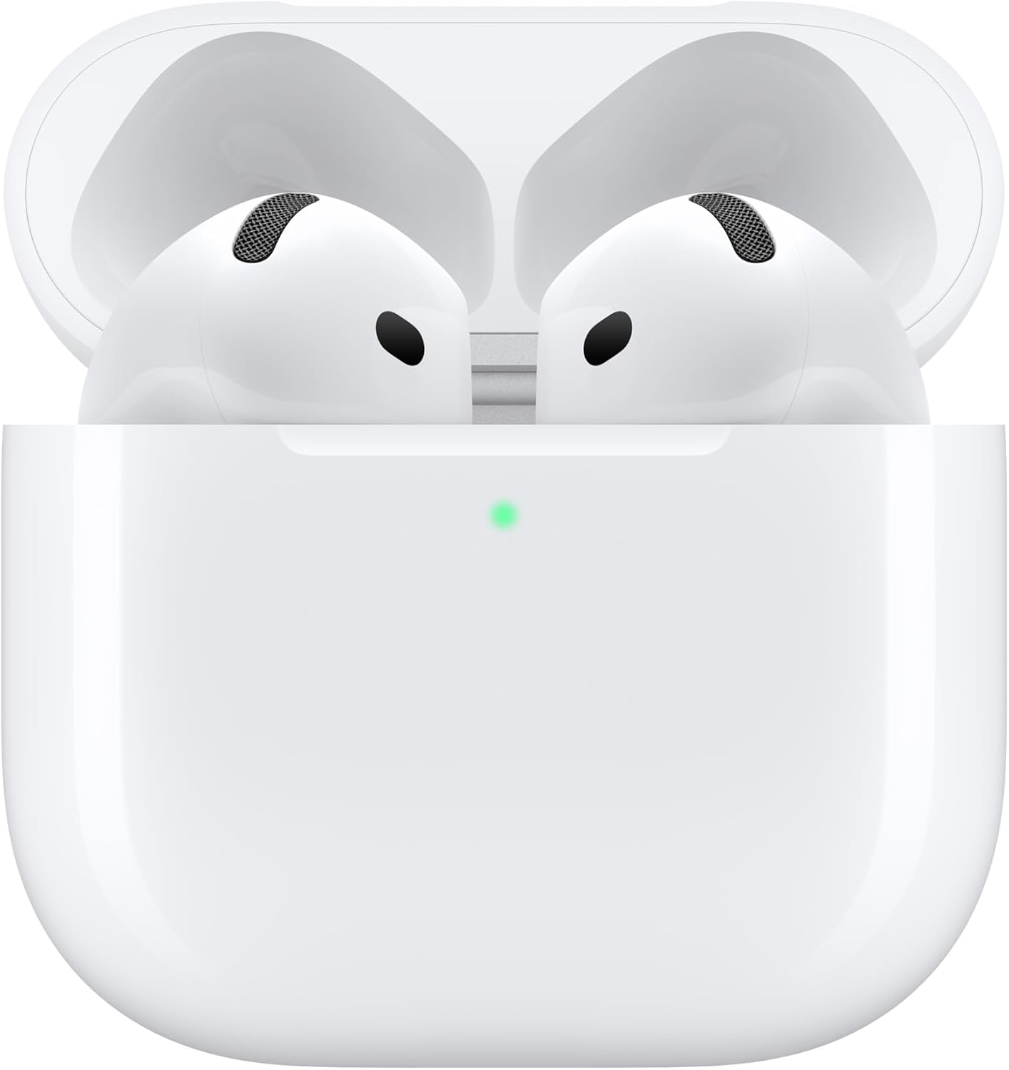 Apple AirPods 4 Wireless Earbuds, Bluetooth Headphones, with Active Noise Cancellation, Adaptive Audio, Transparency Mode, Personalized Spatial Audio, USB-C Charging Case, Wireless Charging, H2 Chip