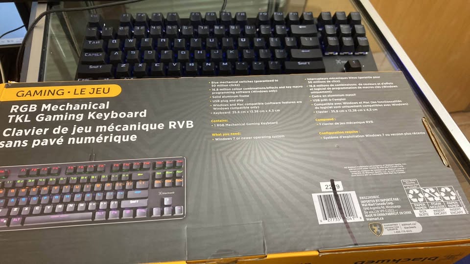 Clavier Lumineux RGB Gamer et Bureau