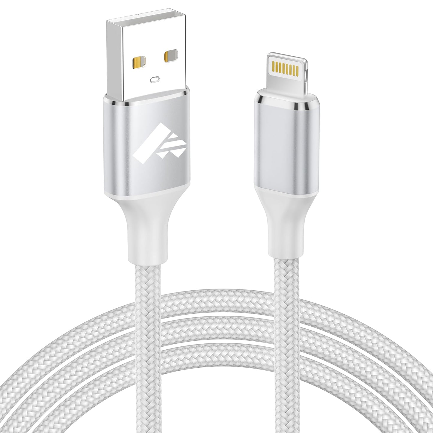 iPhone Charger [Apple MFi Certified] 6FT USB Charger Cable Fast Charging USB to Lightning Cable Braided Cord Compatible with iPhone 14 13 12 11 Pro Max XR XS X 8 7 6 Plus SE, iPad