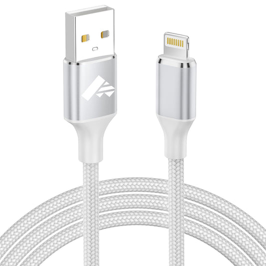 iPhone Charger [Apple MFi Certified] 6FT USB Charger Cable Fast Charging USB to Lightning Cable Braided Cord Compatible with iPhone 14 13 12 11 Pro Max XR XS X 8 7 6 Plus SE, iPad