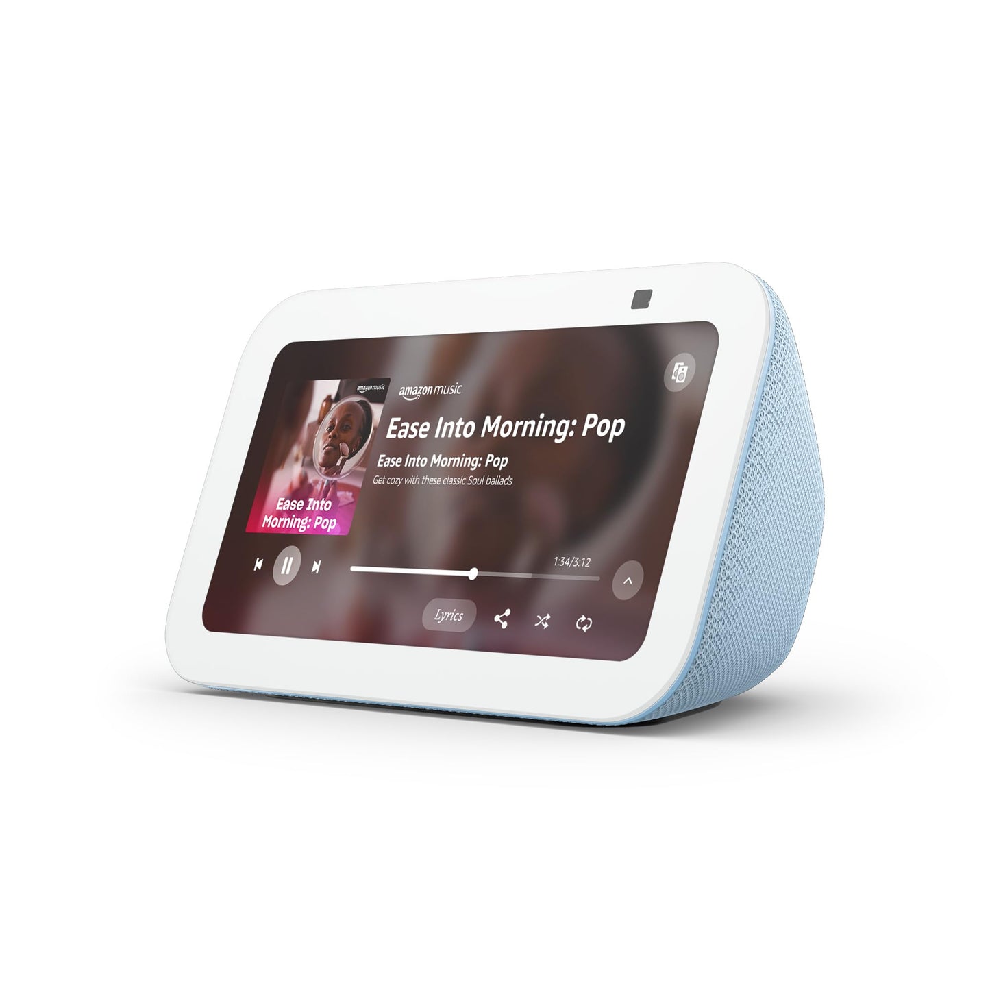 Amazon Echo Show 5 (newest model), Smart display with deeper bass and clearer sound, Designed for Alexa+, Charcoal