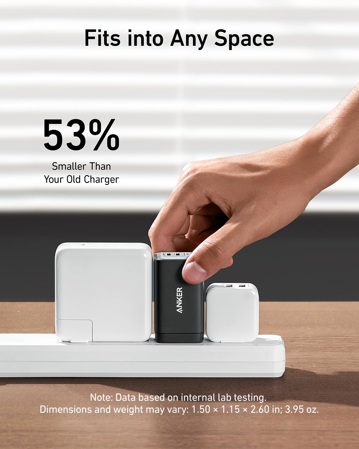 Anker USB C Charger Block (Nano II 65W), iPhone Charger 3-Port Fast Foldable, Wall Charger for iPhone 17/16/16 Pro, MacBook Pro/Air, iPad Pro, Galaxy S20, Dell XPS 13, Note 20/10+, Steam Deck, and More