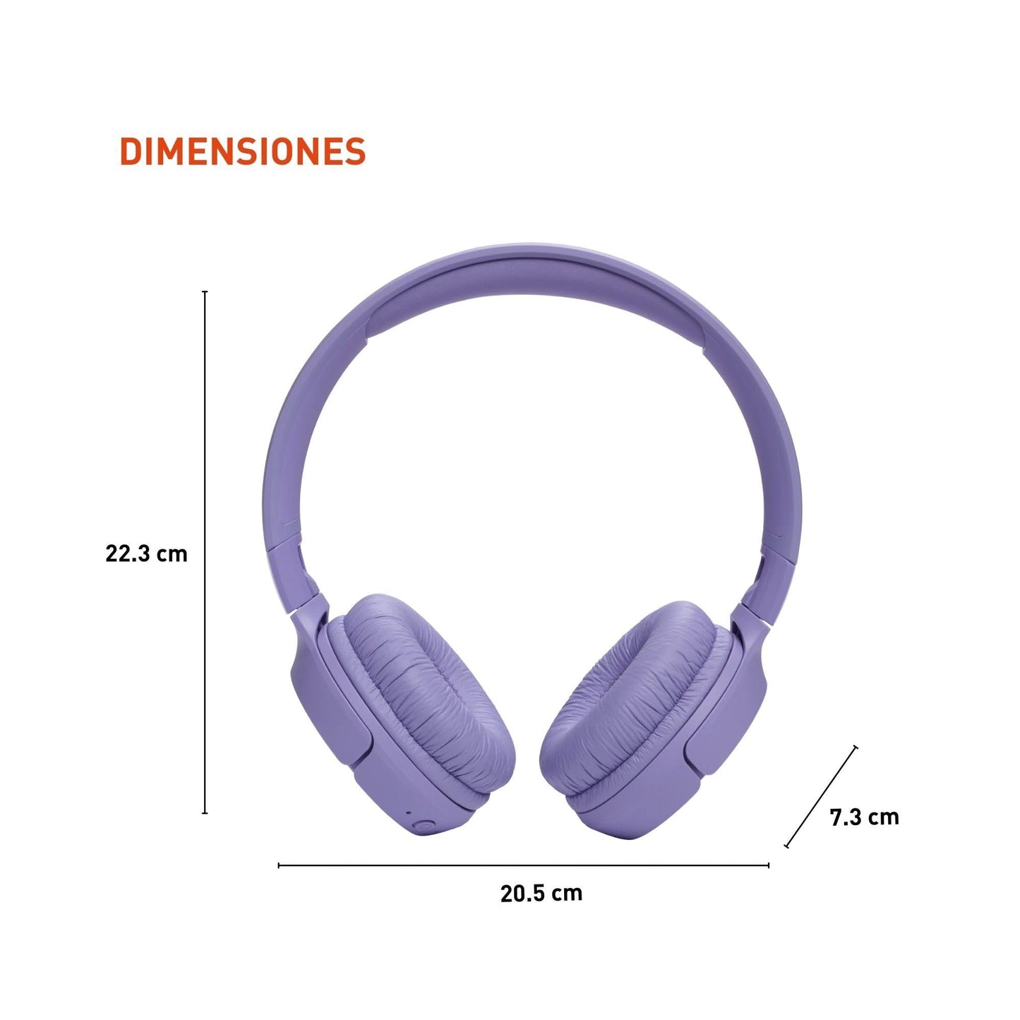 JBL Tune 520BT - Wireless On-Ear Headphones, Up to 57H Battery Life and Speed Charge, Lightweight, Comfortable and Foldable Design, Hands-Free Calls with Voice Aware (Black)