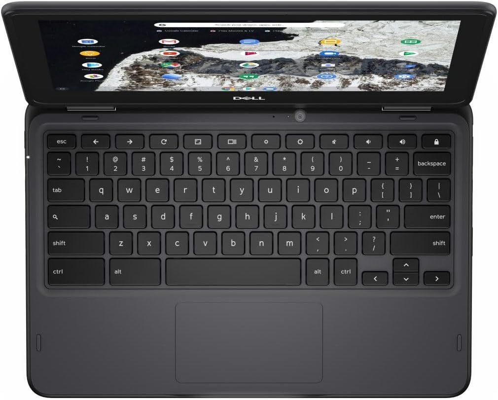 Dell Chromebook 11 3100 2-in-1 11.6" Touchscreen Laptop Computer, Celeron N4000, 4GB RAM, 32GB eMMC, Type-C, Chrome OS (Renewed)