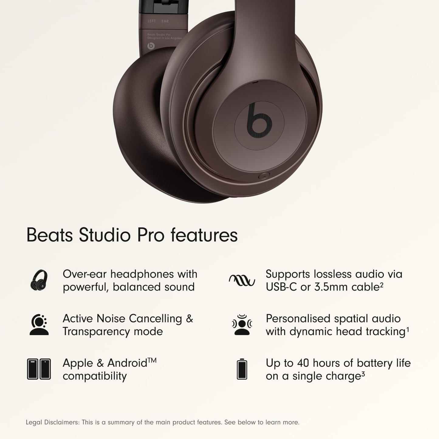 Beats Studio Pro - Black + AppleCare+