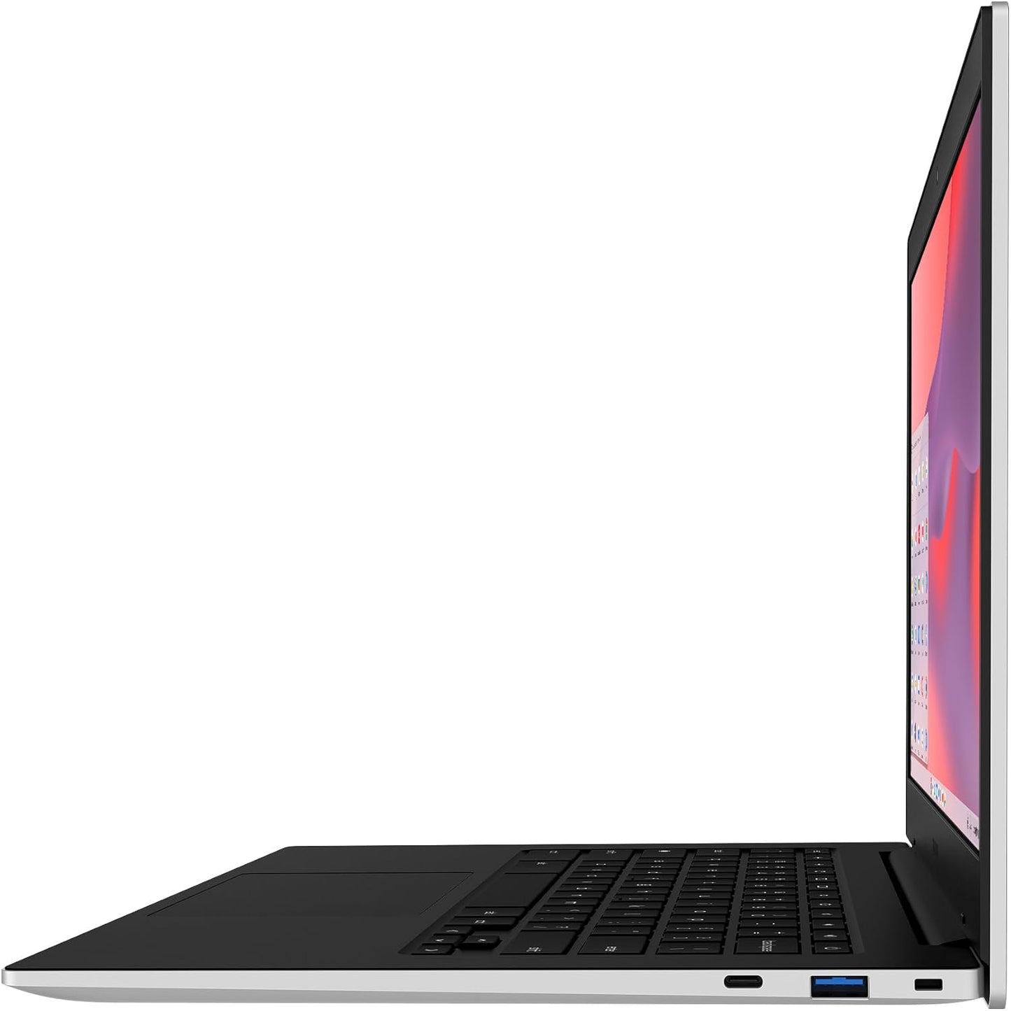 Samsung Galaxy Chromebook Go XE340XDA-KA2US 14" Chromebook - HD - 1366 x 768 - Intel Celeron N4500 1.10 GHz - 4 GB RAM - 64 GB Flash Memory - Silver - Intel Chip - Chrome OS - Intel UHD Graphics