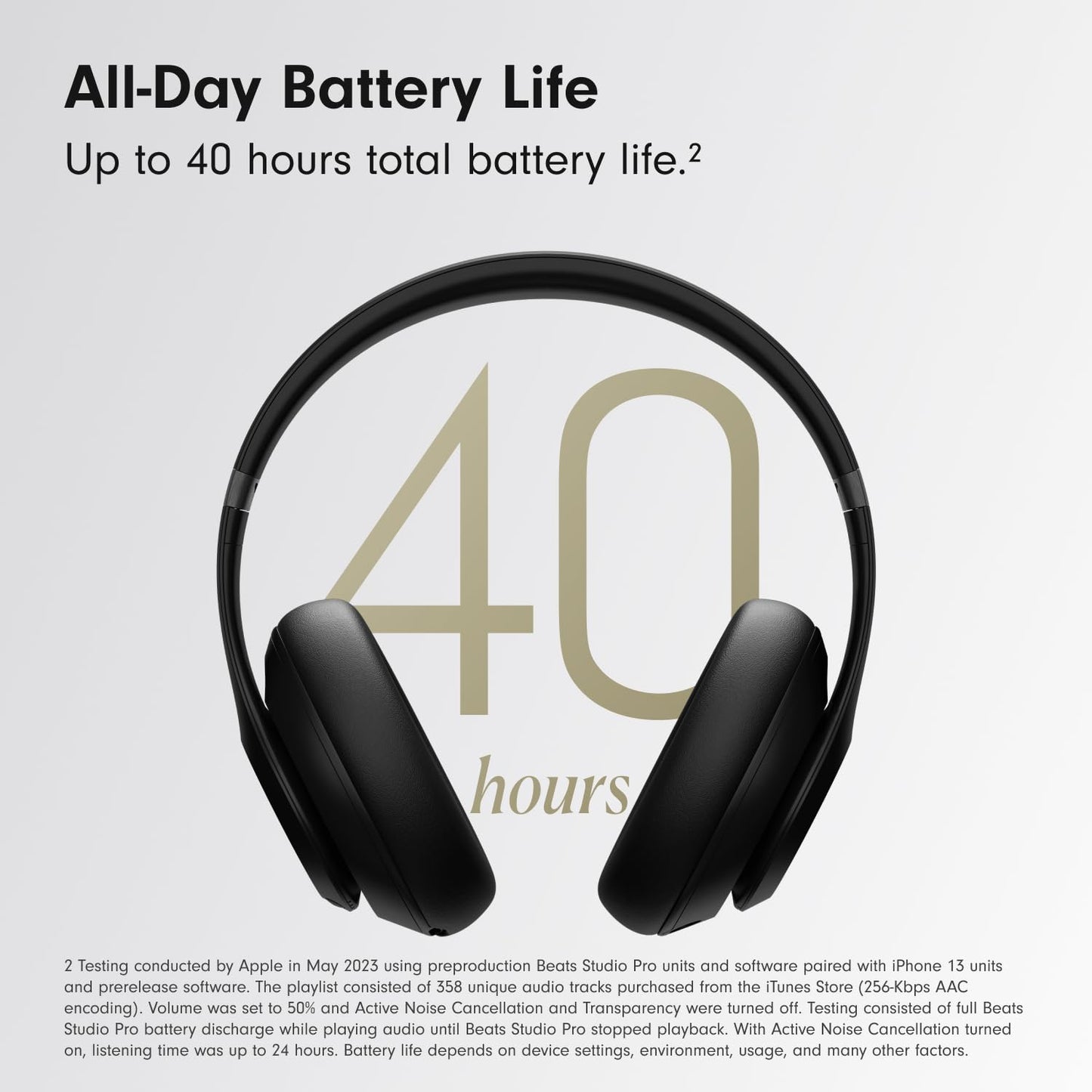 Beats Studio Pro - Black + AppleCare+