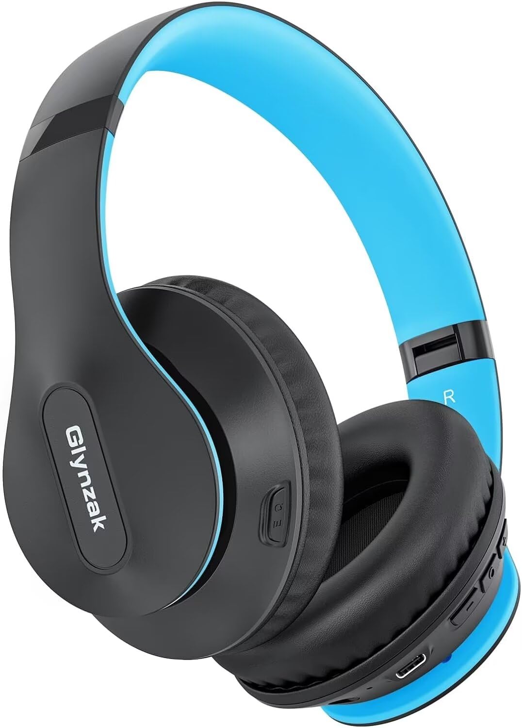 Wireless Bluetooth Headphones Over Ear 65H Playtime HiFi Stereo Headset with Microphone and 6EQ Modes Foldable Bluetooth V6.0 Headphones for Desktop Computer Laptop Rose Gold