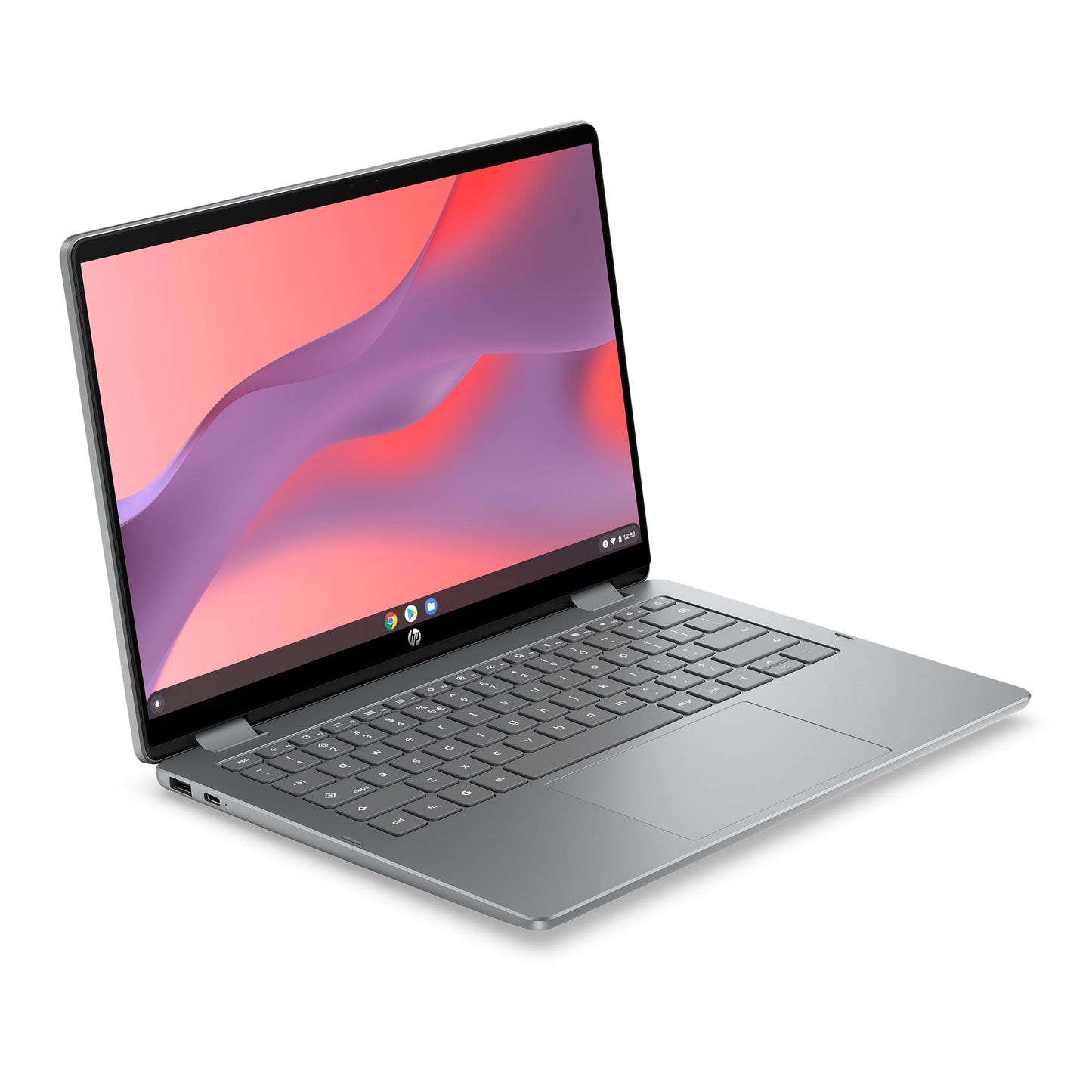 HP Chromebook 14 inch, Intel® Processor N100, 4GB RAM, 128GB UFS, HD(1366 x 768), Anti-Glare, HP True Vision 720p HD Camera w Privacy Shutter, Dual-Array mic, ChromeOS, Chalkboard Grey (14a-nf0036ca)