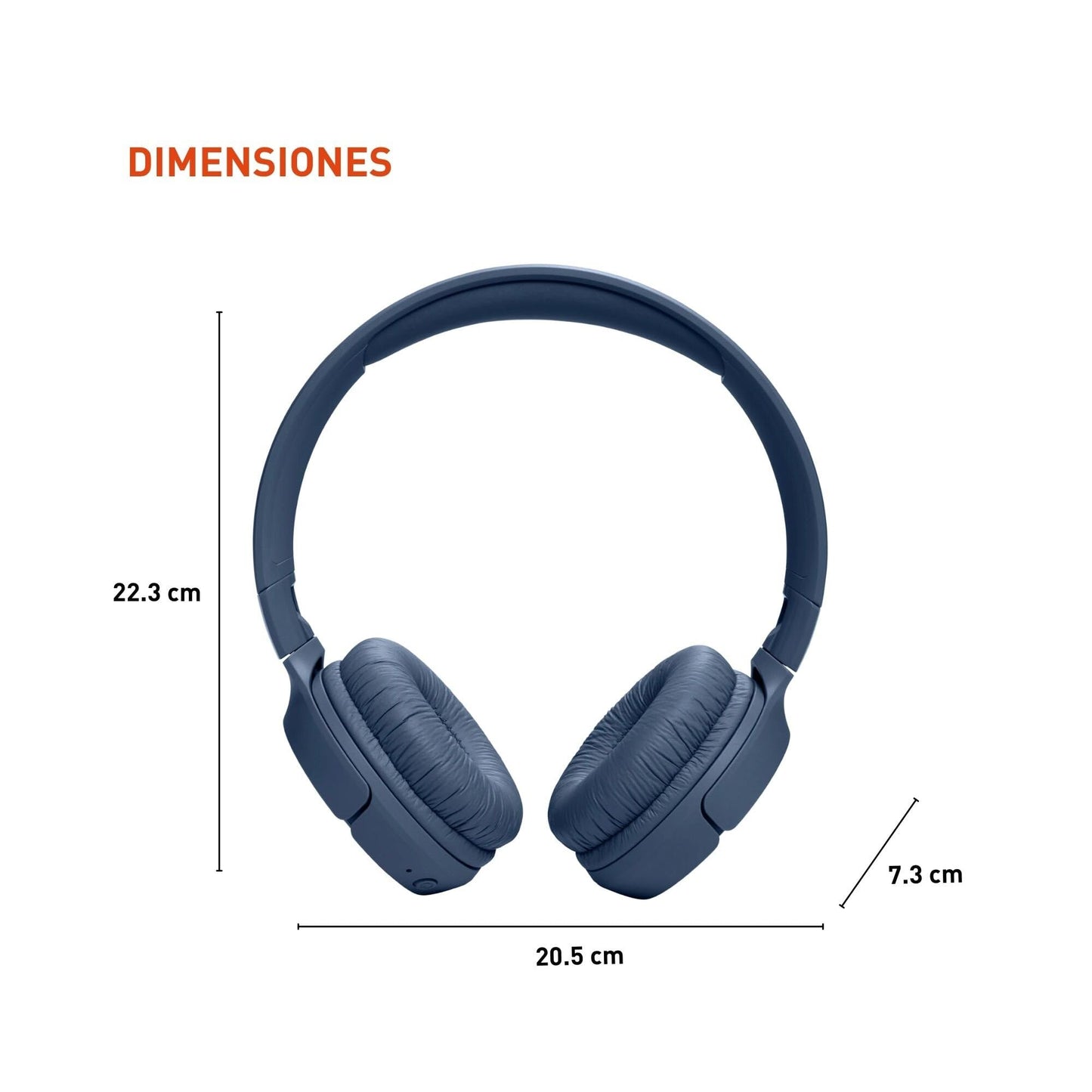 JBL Tune 520BT - Wireless On-Ear Headphones, Up to 57H Battery Life and Speed Charge, Lightweight, Comfortable and Foldable Design, Hands-Free Calls with Voice Aware (Black)