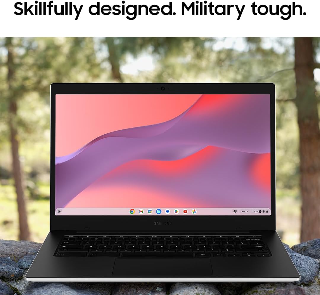 Samsung Galaxy Chromebook Go XE340XDA-KA2US 14" Chromebook - HD - 1366 x 768 - Intel Celeron N4500 1.10 GHz - 4 GB RAM - 64 GB Flash Memory - Silver - Intel Chip - Chrome OS - Intel UHD Graphics