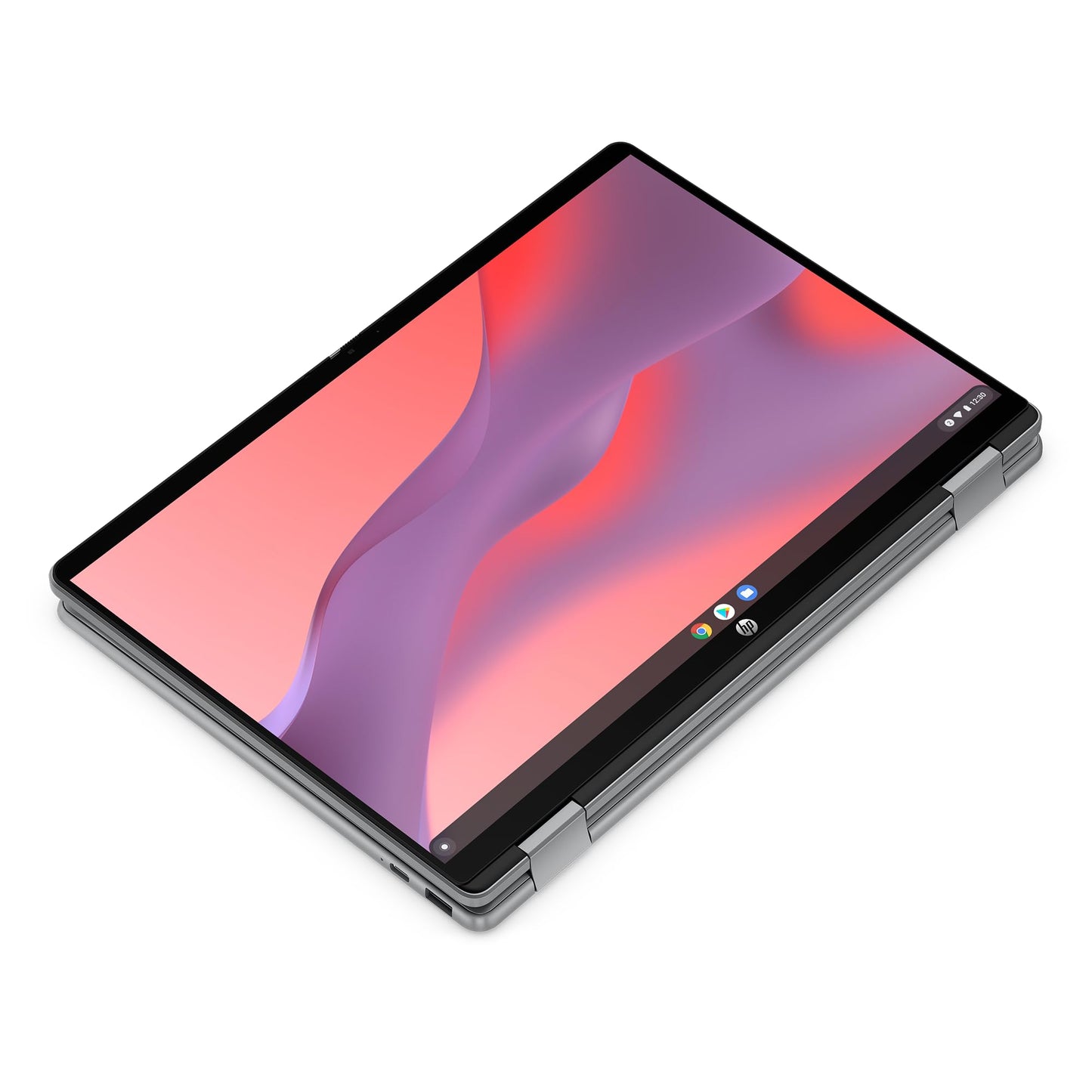 HP Chromebook 14 inch, Intel® Processor N100, 4GB RAM, 128GB UFS, HD(1366 x 768), Anti-Glare, HP True Vision 720p HD Camera w Privacy Shutter, Dual-Array mic, ChromeOS, Chalkboard Grey (14a-nf0036ca)