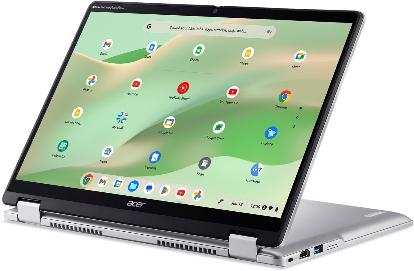 Acer Chromebook CP314-2HN-C4GZ, 14in FHD Touchscreen Laptop, 1920 x 1080, Intel N100, 8GB RAM, 128GB SSD eMMC, Convertible, Chrome OS