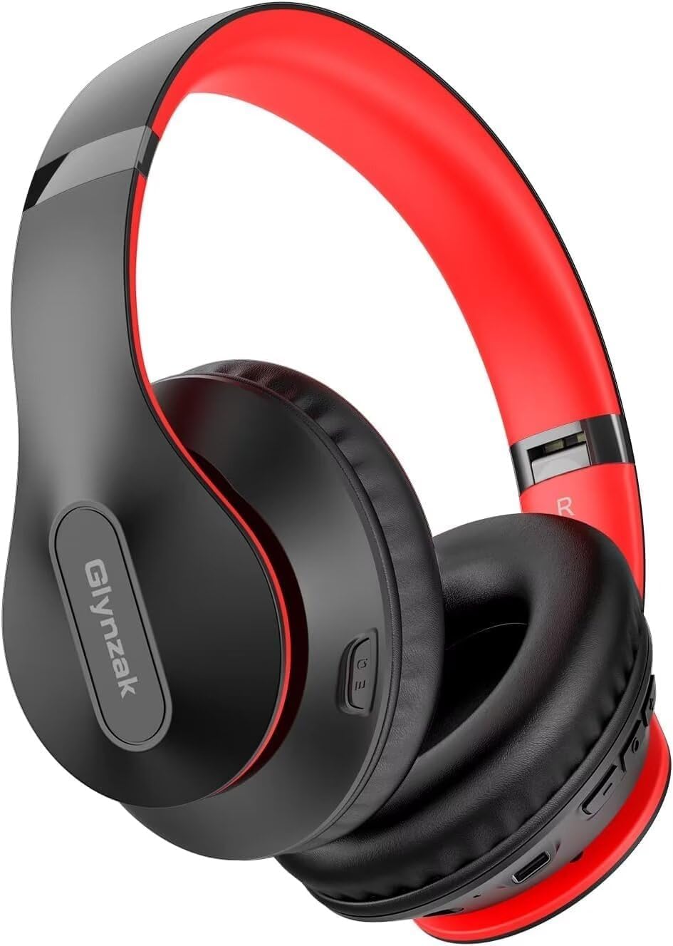 Wireless Bluetooth Headphones Over Ear 65H Playtime HiFi Stereo Headset with Microphone and 6EQ Modes Foldable Bluetooth V6.0 Headphones for Desktop Computer Laptop Rose Gold