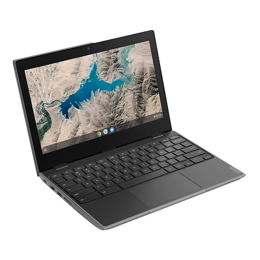 Lenovo Slim 3 Chromebook, 14″ FHD IPS Touchscreen Laptop, MediaTek Kompanio 520 Processor, 4GB RAM, 224GB Storage (64GB eMMC+160GB Docking Station Set), Webcam, Chrome OS, Abyss Blue