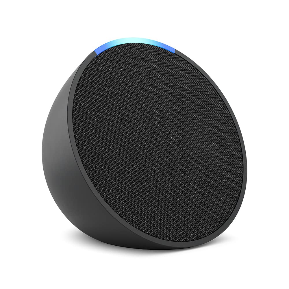 Amazon Echo Pop (newest model), Our smallest Alexa speaker, Fits in any room, Designed for Alexa+, Charcoal