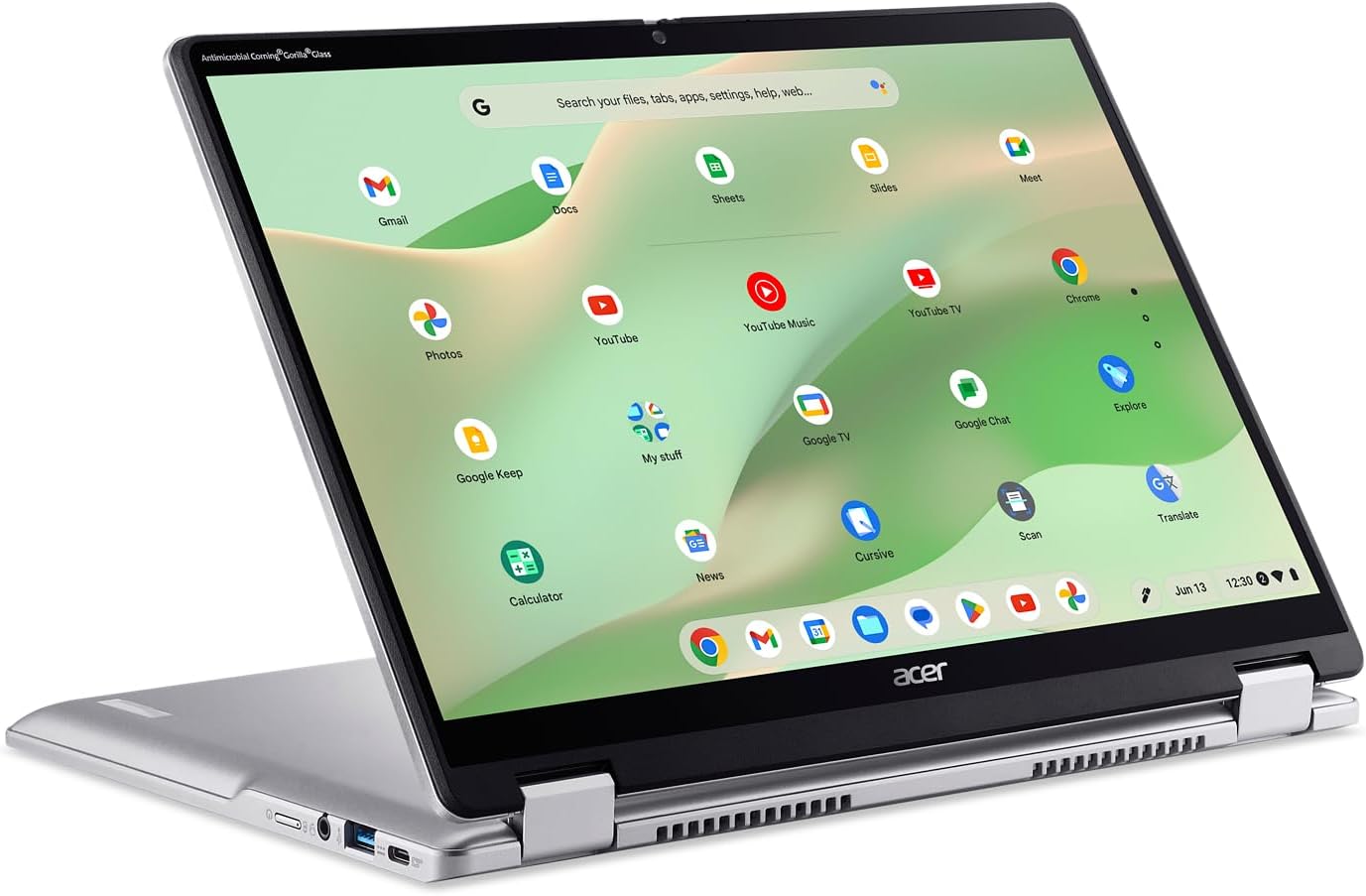 Acer Chromebook CP314-2HN-C4GZ, 14in FHD Touchscreen Laptop, 1920 x 1080, Intel N100, 8GB RAM, 128GB SSD eMMC, Convertible, Chrome OS