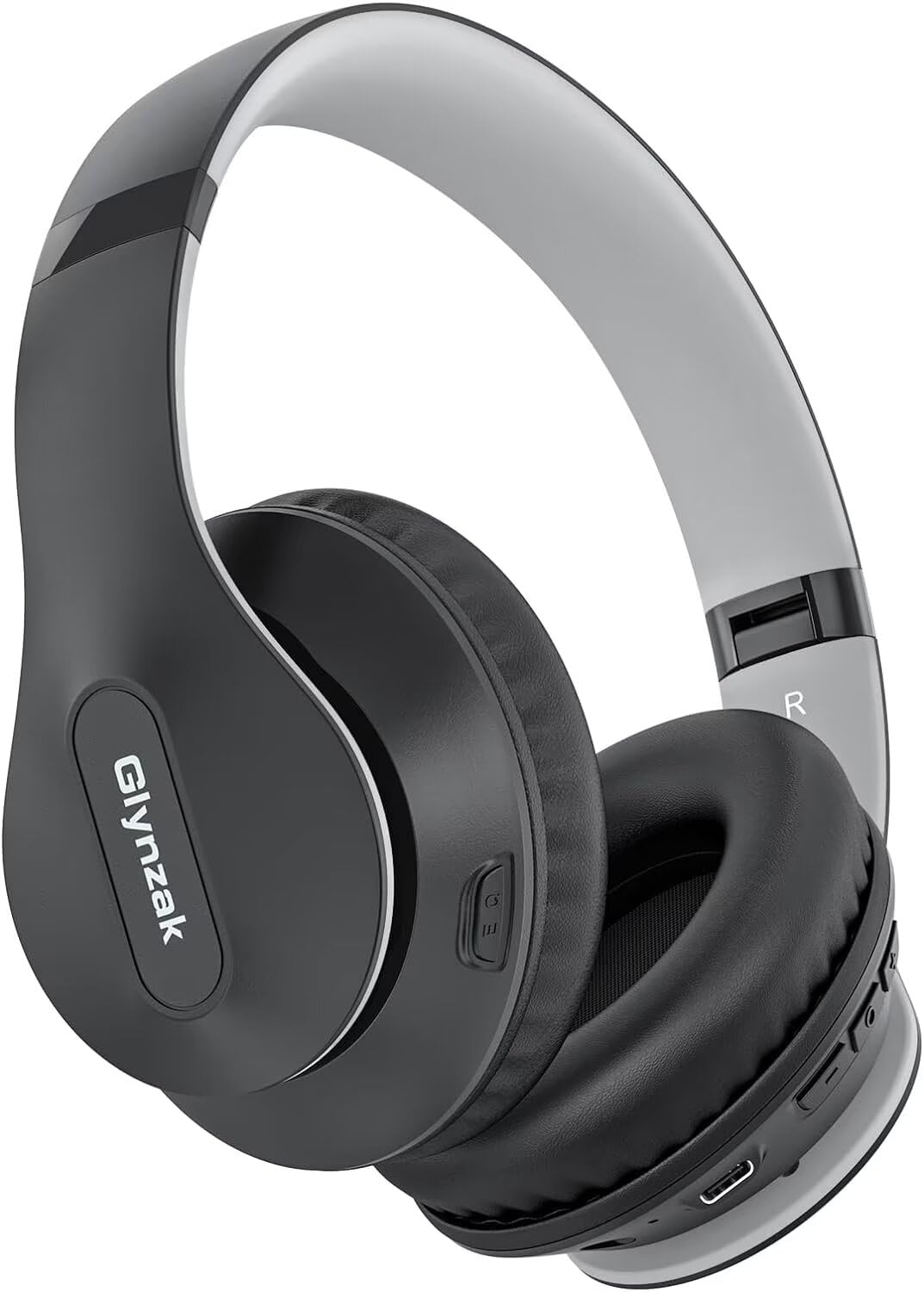 Wireless Bluetooth Headphones Over Ear 65H Playtime HiFi Stereo Headset with Microphone and 6EQ Modes Foldable Bluetooth V6.0 Headphones for Desktop Computer Laptop Rose Gold