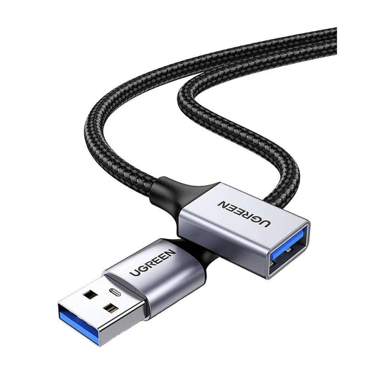 UGREEN USB Extension Cable 3.0 Extender Cord Nylon Braided A Male to Female Data Transfer Cable for Hard Drive, Hub, USB Sticks, Mouse, Keyboard, Xbox, Camera, Webcam, 6.6FT