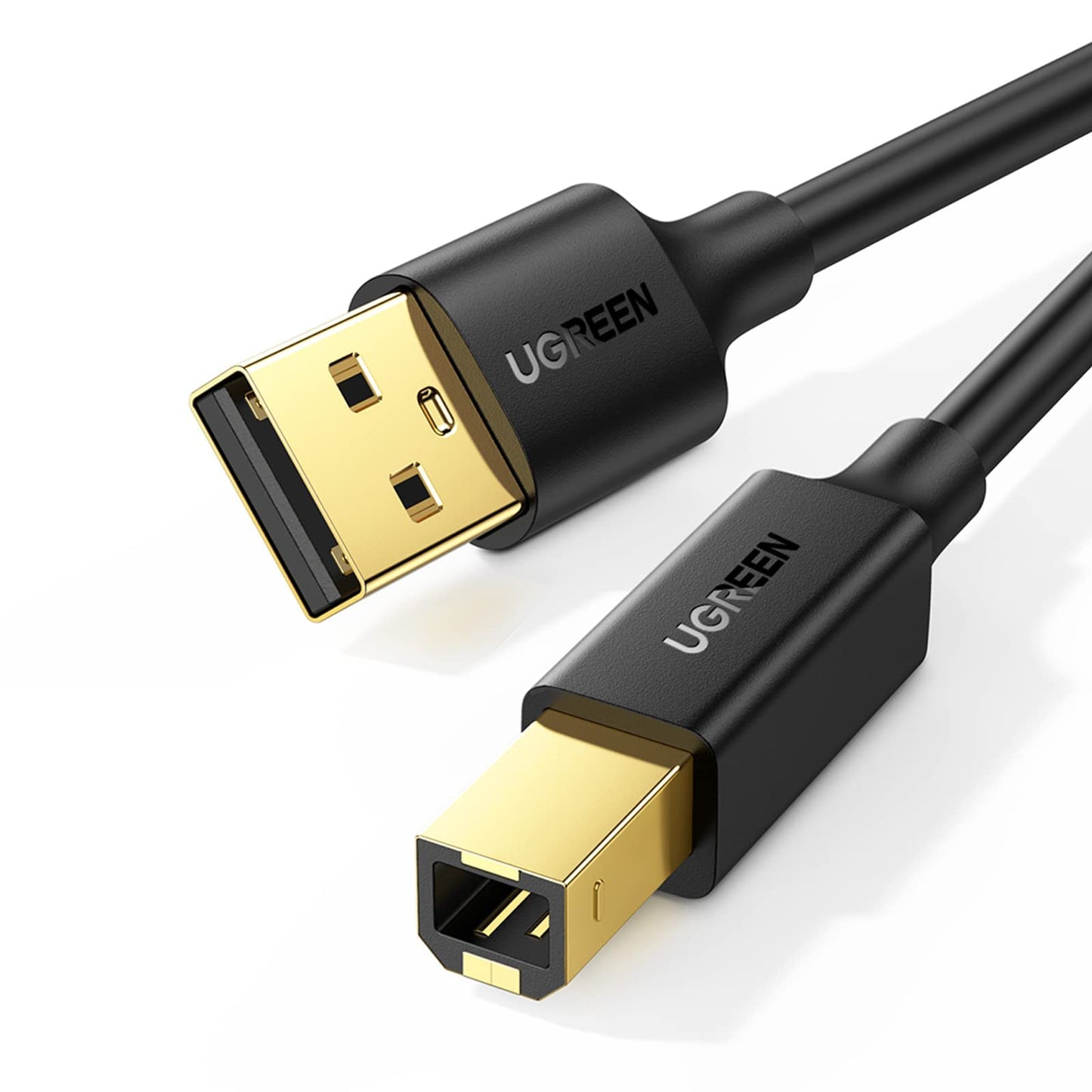 UGREEN Printer Cable USB 2.0 A Male to B Male Cord USB A to B Cable High Speed Scanner Cord Compatible with Brother, HP, Lexmark, Epson, Xerox, Piano, DAC and More, 1.5 Meters