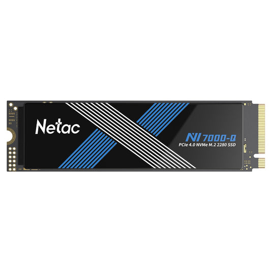 Netac 1TB PCIe Gen4x4 M.2 SSD Up to 7,100 MB/s NVMe Internal Gaming SSD with All-in-one Aluminum Heatspreader High-Performance Storage for Laptop PCs and Desktop, Works with PS5, NV7000-Q