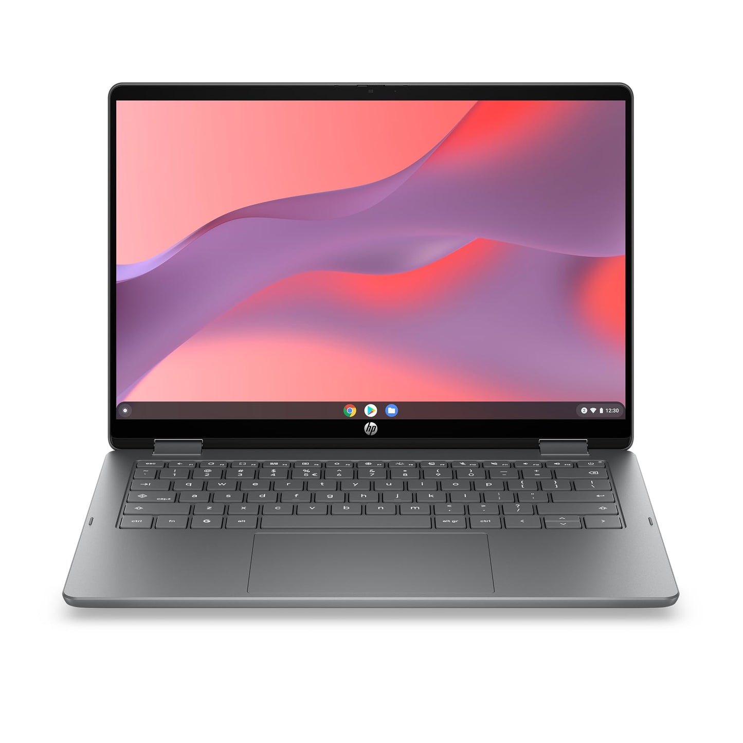 HP Chromebook 14 inch, Intel® Processor N100, 4GB RAM, 128GB UFS, HD(1366 x 768), Anti-Glare, HP True Vision 720p HD Camera w Privacy Shutter, Dual-Array mic, ChromeOS, Chalkboard Grey (14a-nf0036ca)