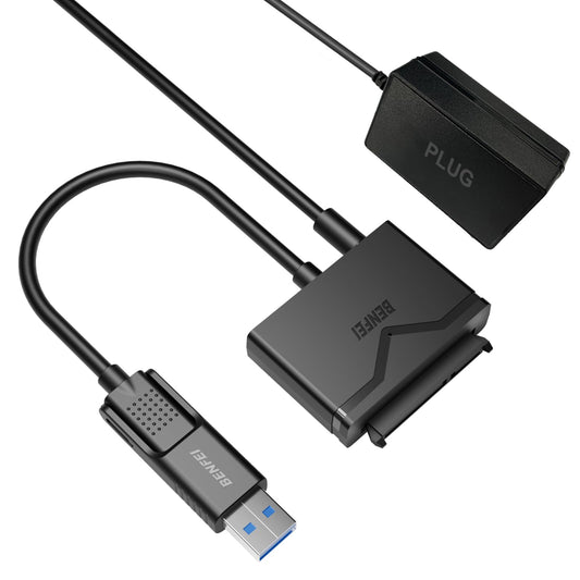 BENFEI SATA to USB Cable, BENFEI USB 3.0 to SATA III Hard Driver Adapter Compatible for 2.5 inch HDD and SSD