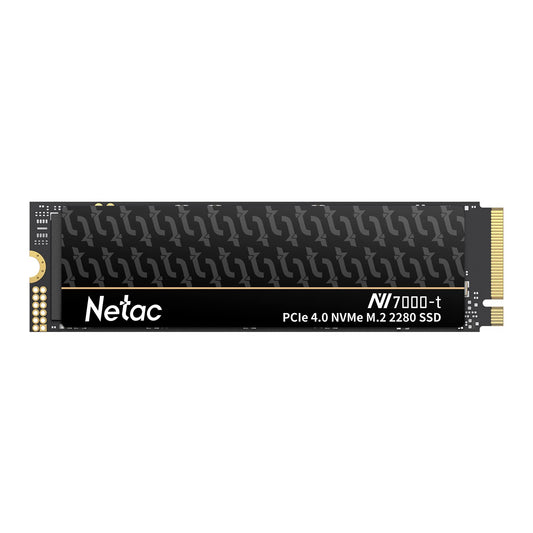 Netac 4TB PCIe Gen4x4 M.2 SSD Up to 7,300 MB/s NVMe Internal Gaming SSD with All-in-one Aluminum Heatspreader High-Performance Storage for Laptop PCs and Desktop, Works with PS5, NV7000-t