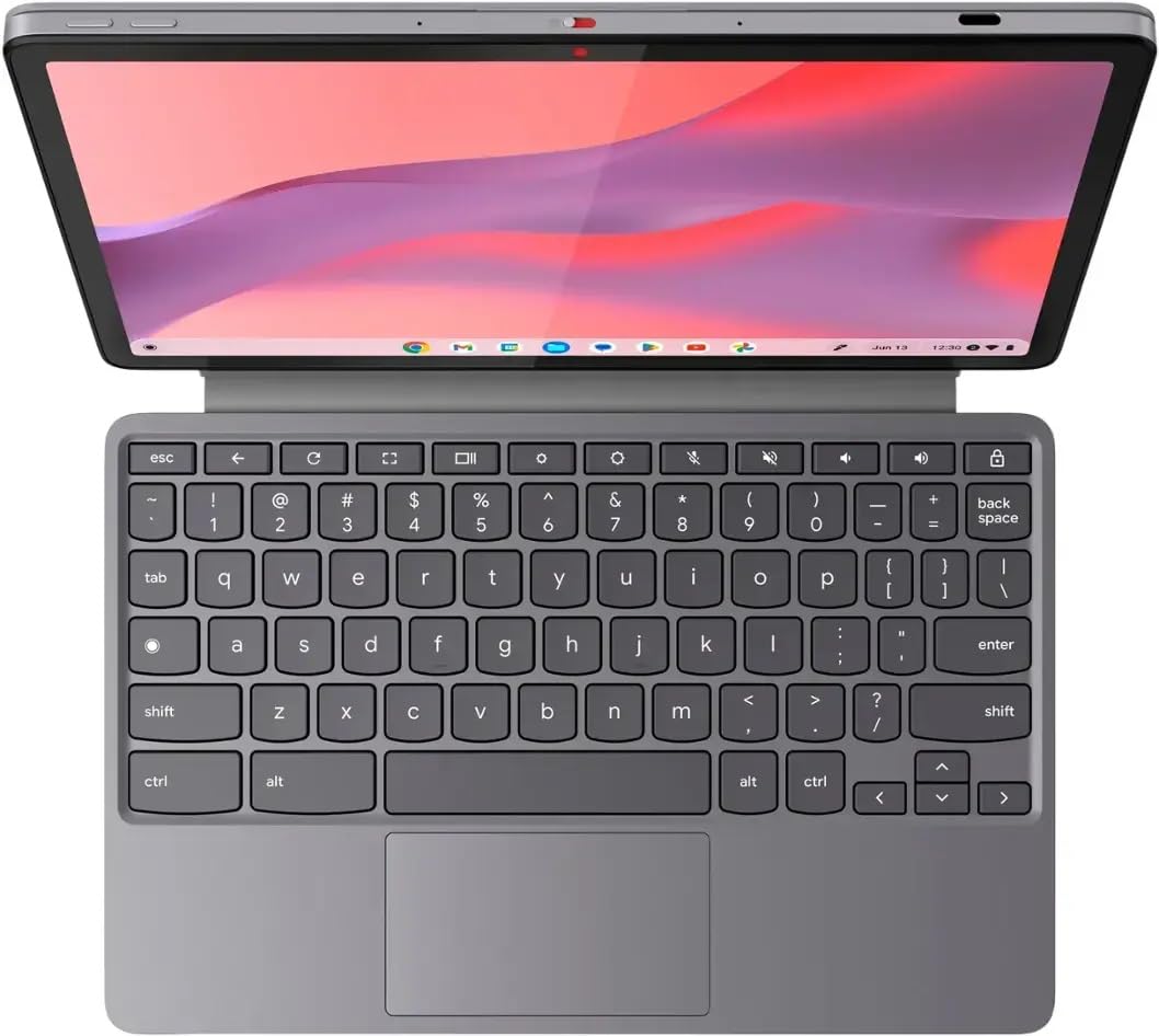 Lenovo Ideapad Chromebook | IP Duet 11 | Detachable Laptop | 10.9" 2K Touchscreen | MediaTek Kompanio 838 Processor | 4GB ‎LPDDR4X RAM 128GB Flash Memory | Stylus not Included | 83HH0002US