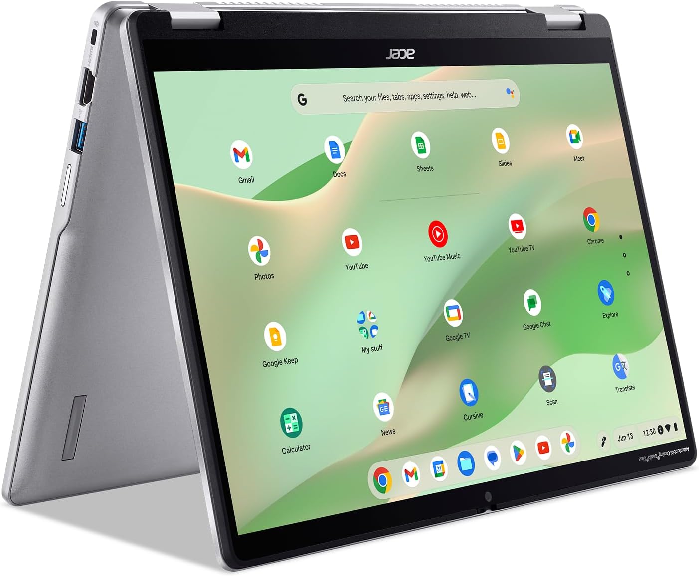 Acer Chromebook CP314-2HN-C4GZ, 14in FHD Touchscreen Laptop, 1920 x 1080, Intel N100, 8GB RAM, 128GB SSD eMMC, Convertible, Chrome OS