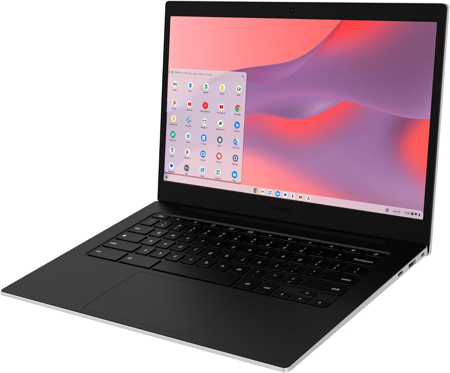 Samsung Galaxy Chromebook Go XE340XDA-KA2US 14" Chromebook - HD - 1366 x 768 - Intel Celeron N4500 1.10 GHz - 4 GB RAM - 64 GB Flash Memory - Silver - Intel Chip - Chrome OS - Intel UHD Graphics