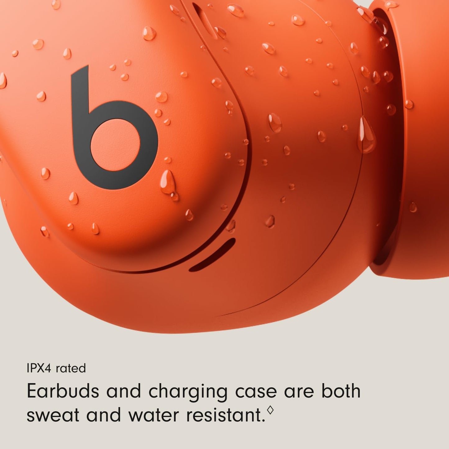 Beats - Powerbeats Fit - Wireless Noise-Cancelling Workout Earbuds with Ultimate Secure Fit, IPX4, Up to 30H of Battery Life & Charging case, Compatible with Apple & Android - Spark Orange