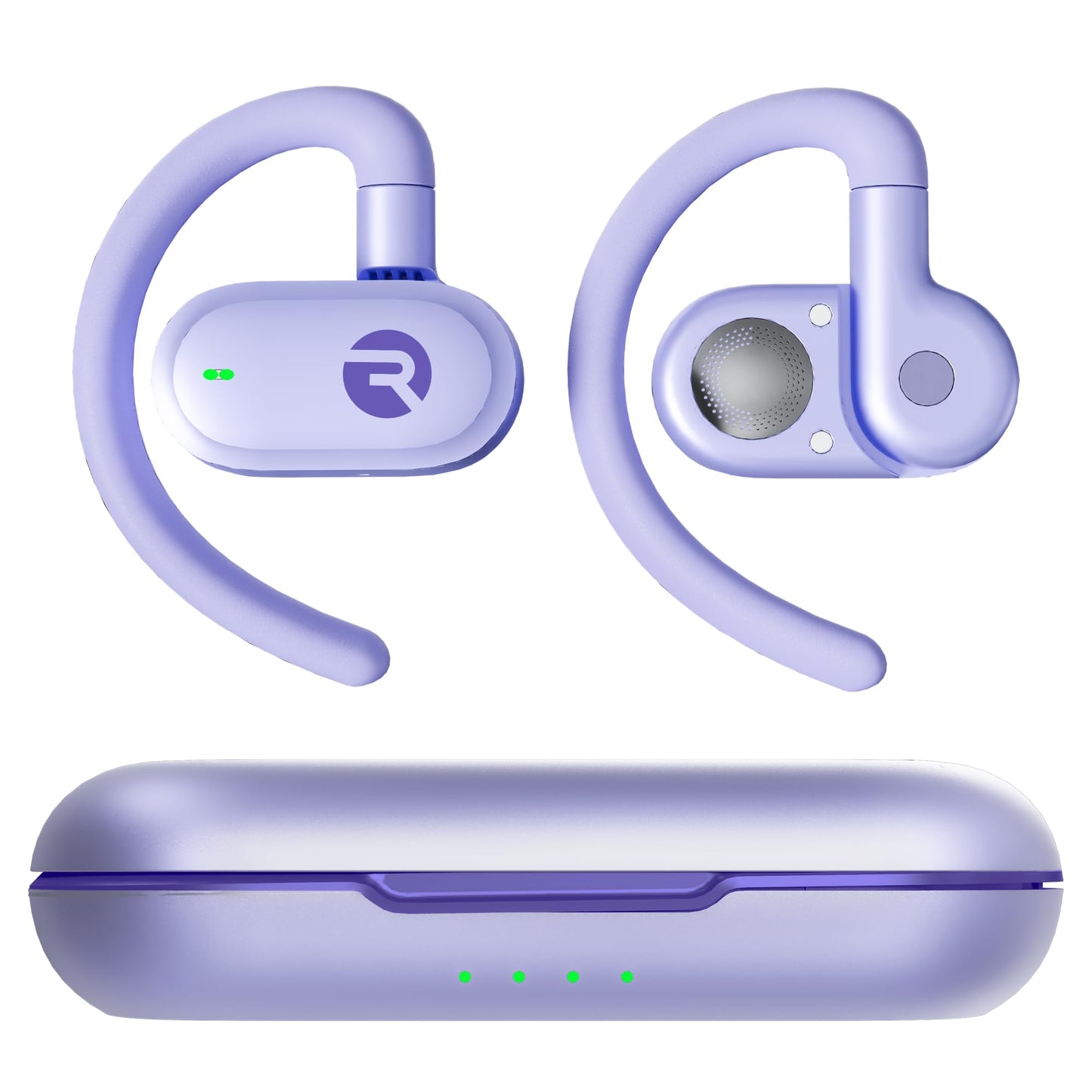 Raycon Fitness Open Ear Earbuds – Open Ear Headphones, Earbuds Wireless Bluetooth, Running Headphones, Sweat & Water-Resistant Earphones, 40 Hours Battery Life (Blue)