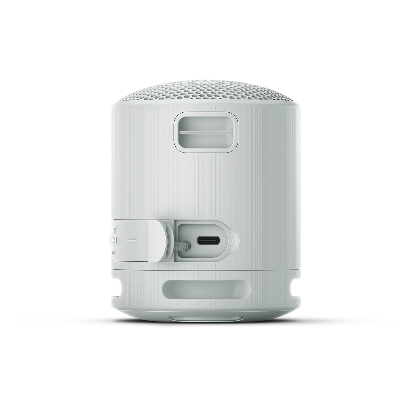 Sony SRS-XB100 Wireless Bluetooth Portable Lightweight Super-Compact Travel Speaker, Extra-Durable IP67 Waterproof & Dustproof, 16 Hour Battery, Versatile Strap, and Hands-Free Calling, Grey New