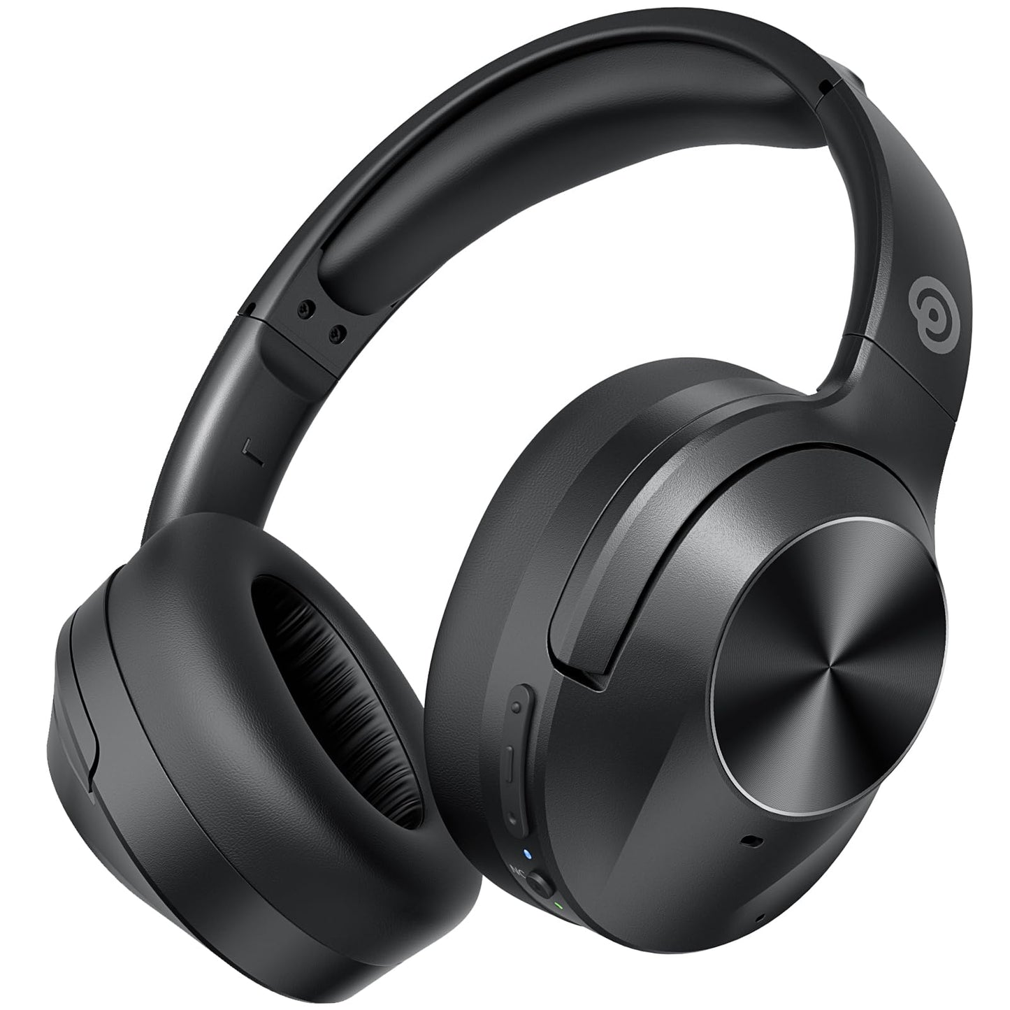Upgrade Pro‑Level Hybrid Active Noise Cancelling Headphones with HD Sound, Wireless Bluetooth Headphones Over The Ear Unequaled Comfort, Vivid Deep Bass, for Home Office Travel Birthday Gift, Black