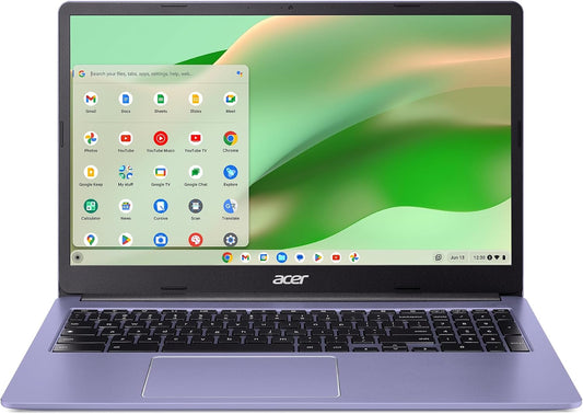 Acer Chromebook | 15.6" Full HD Display | Intel N4500 CPU | 4GB RAM | 64GB eMMC | Lavender (1 YR Manufacturer Warranty) (Renewed)