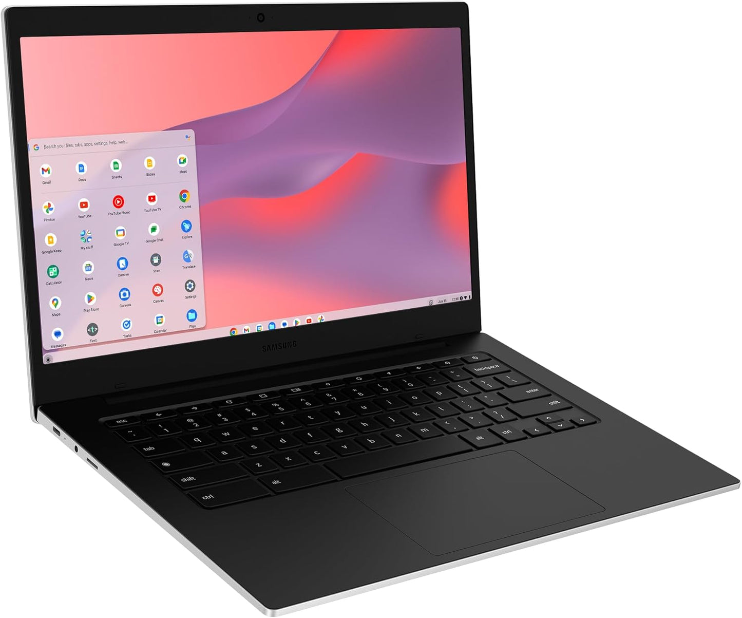 Samsung Galaxy Chromebook Go XE340XDA-KA2US 14" Chromebook - HD - 1366 x 768 - Intel Celeron N4500 1.10 GHz - 4 GB RAM - 64 GB Flash Memory - Silver - Intel Chip - Chrome OS - Intel UHD Graphics
