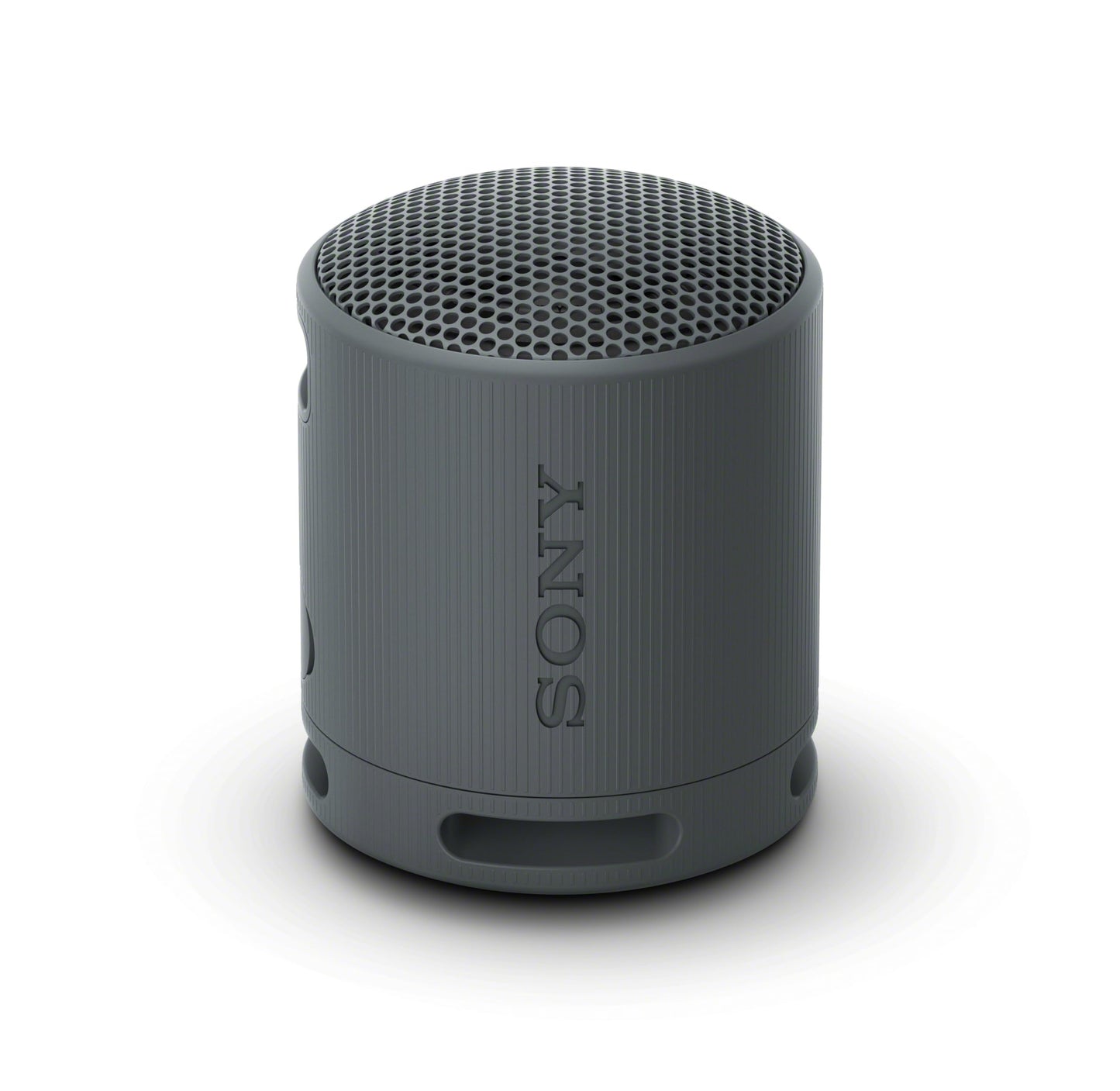 Sony SRS-XB100 Wireless Bluetooth Portable Lightweight Super-Compact Travel Speaker, Extra-Durable IP67 Waterproof & Dustproof, 16 Hour Battery, Versatile Strap, and Hands-Free Calling, Grey New