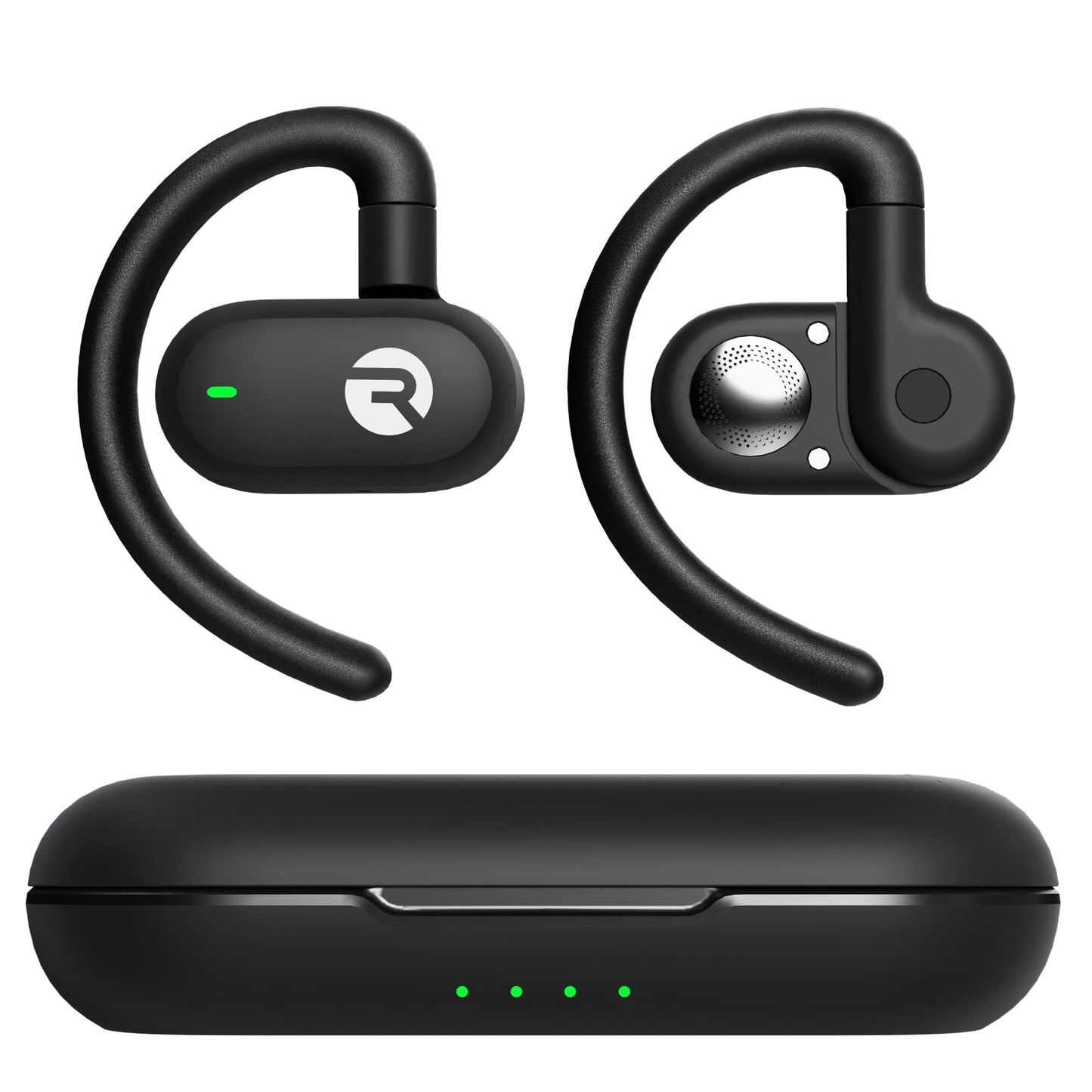 Raycon Fitness Open Ear Earbuds – Open Ear Headphones, Earbuds Wireless Bluetooth, Running Headphones, Sweat & Water-Resistant Earphones, 40 Hours Battery Life (Blue)
