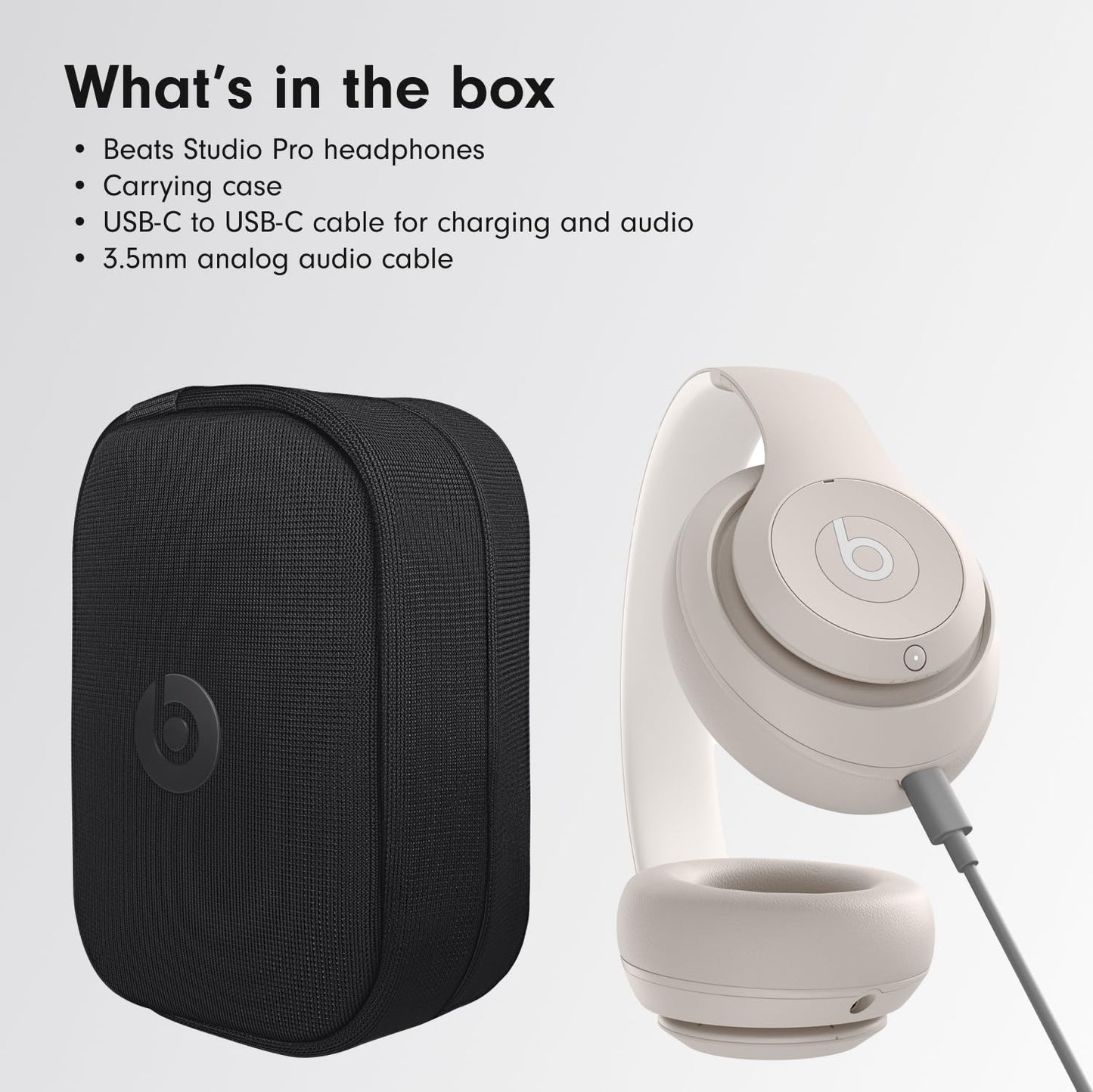 Beats Studio Pro - Black + AppleCare+
