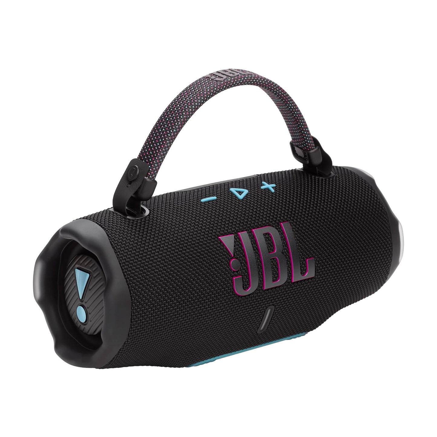JBL Charge 6 - Portable Waterproof & Drop-Proof Bluetooth Speaker, Bold Pro Sound with AI Sound Boost, 28Hrs of Playtime, Built-in powerbank & Comes with a Sturdy/Removable Carrying Strap (Black)