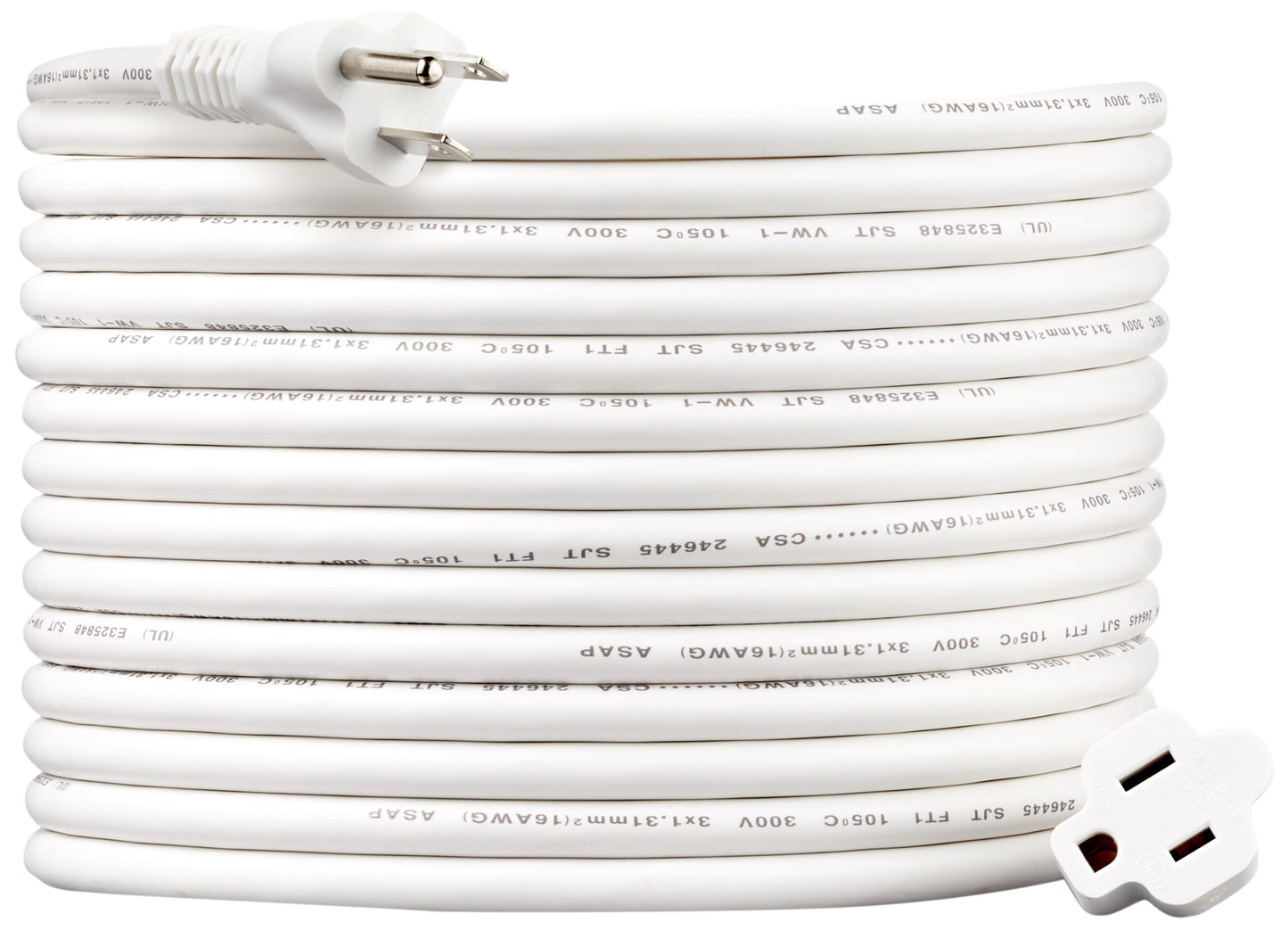 Amazon Basics 6-Foot Extension Cord - 13 Amps, 125V - Black