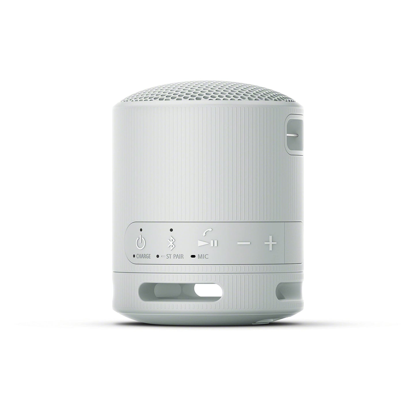 Sony SRS-XB100 Wireless Bluetooth Portable Lightweight Super-Compact Travel Speaker, Extra-Durable IP67 Waterproof & Dustproof, 16 Hour Battery, Versatile Strap, and Hands-Free Calling, Grey New