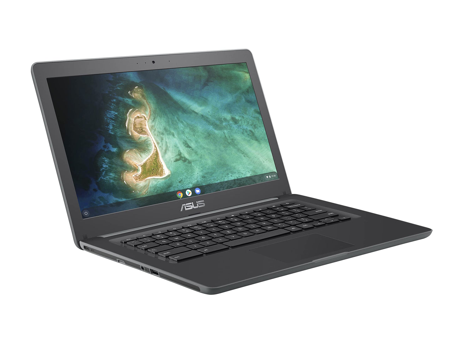 ASUS Chromebook CX1 Laptop, 15.6" Full HD NanoEdge Display, Intel Celeron N4500 Processor, 64GB eMMC Storage, 4GB RAM, Wi-Fi 6 ChromeOS, CX1500CKA-DH03-CB