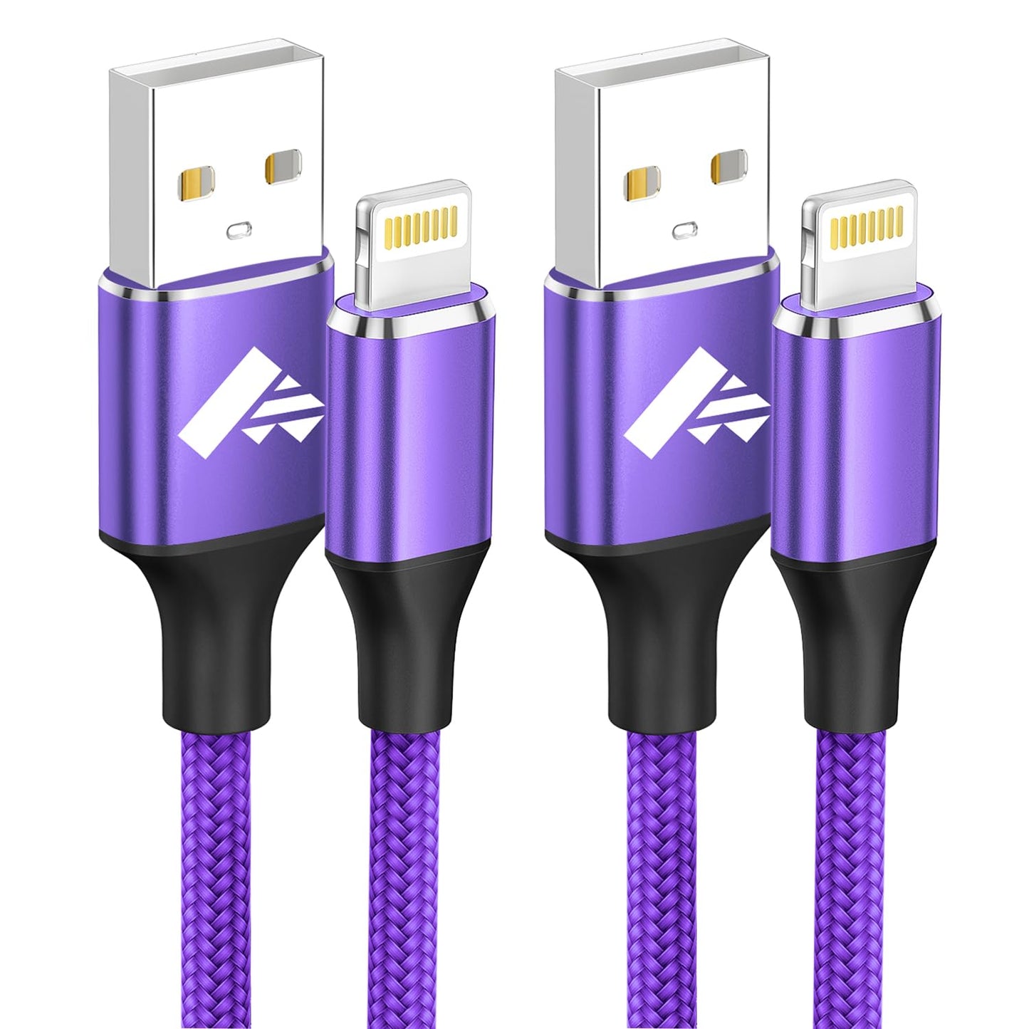 iPhone Charger [Apple MFi Certified] 6FT USB Charger Cable Fast Charging USB to Lightning Cable Braided Cord Compatible with iPhone 14 13 12 11 Pro Max XR XS X 8 7 6 Plus SE, iPad