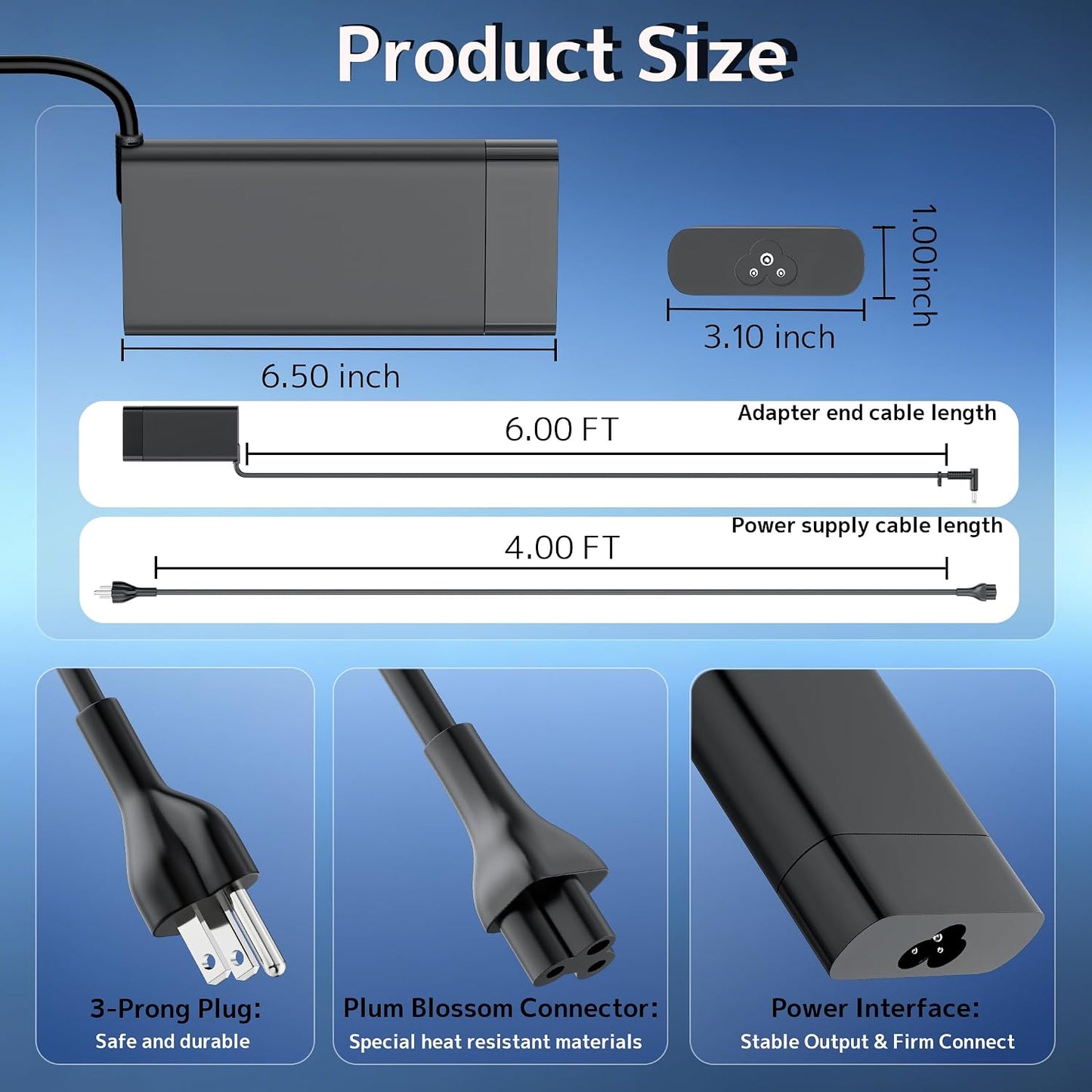 230W Laptop Power Supply Charger Compatible with HP Omen 15 16 17 Gaming Series ZBook Fury 16 G9 G10 G11 Victus 16-r000 Inch M41303-001 M85389-003 M35733-001 M85389-001 19.5V 11.8A AC Adapter Blue Tip