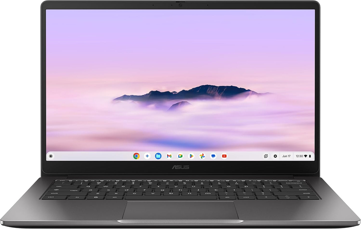 ASUS Chromebook Plus CX14, 14” 16:9 FHD (1920 x 1080) Anti-Glare Display, Intel Core 3-N355 Processor, 128GB Storage, 8GB RAM, ChromeOS, Rock Grey, CX1405CTA-AS31-CB