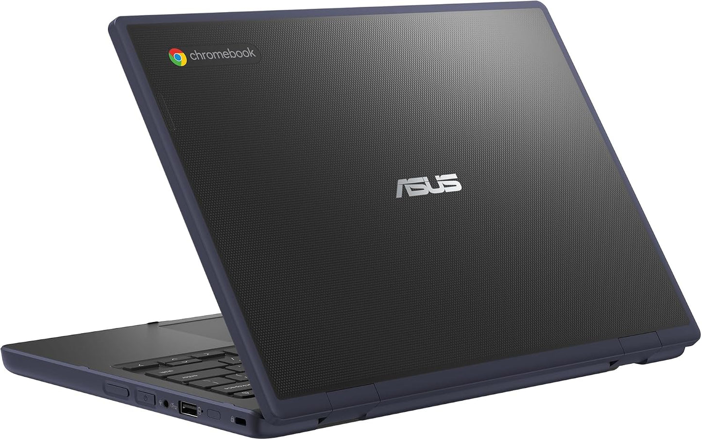 ASUS Chromebook Laptop, 11.6" HD Display, MediaTek Kompanio 520, 4GB RAM, 64GB Storage, Spill Resistant Keyboard, HD Camera with Privacy Shutter, Antimicrobial Guard, ChromeOS, CZ1104CM2A-AS01-CB