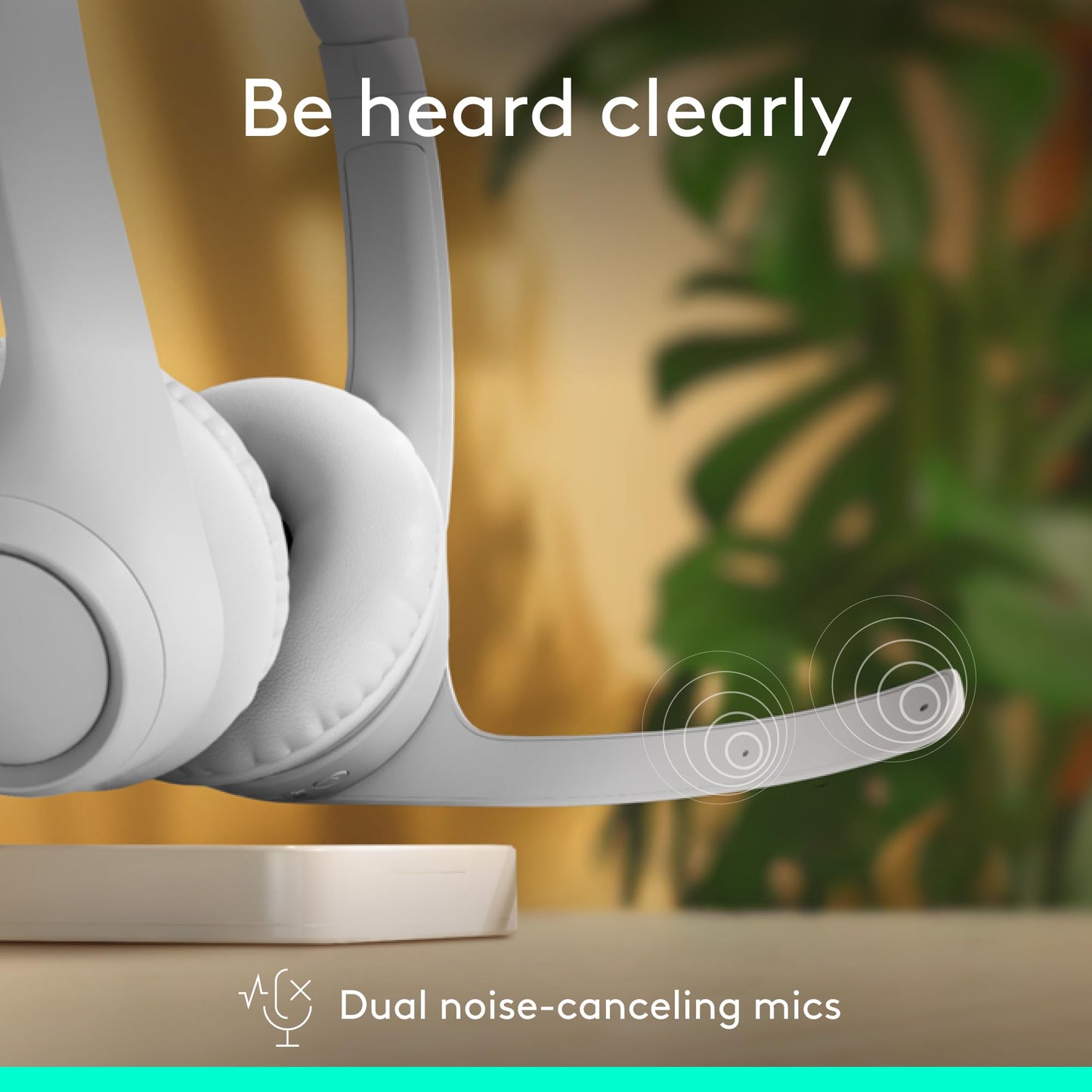 Logitech H390 Wired Headset for PC/Laptop, Stereo Headphones with Noise Cancelling Microphone, USB-A, in-Line Controls, Works with Chromebook - Rose, 1 Pack