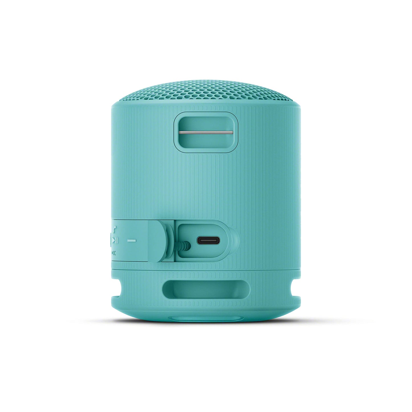 Sony SRS-XB100 Wireless Bluetooth Portable Lightweight Super-Compact Travel Speaker, Extra-Durable IP67 Waterproof & Dustproof, 16 Hour Battery, Versatile Strap, and Hands-Free Calling, Grey New